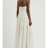Broderie Anglaise Cotton Maxi Dress - Endless - UAE Rental and Resale for Women's Fashion
