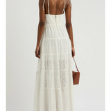 Broderie Anglaise Cotton Maxi Dress - Endless - UAE Rental and Resale for Women's Fashion