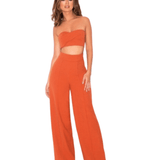 Burnt Orange Co-ord Set - Endless - UAE Rental and Resale for Women's Fashion