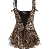 Caelie Ruffled Corset Bodysuit
