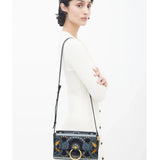 Calfskin Suede Floral Patchwork Studded Small Faye Shoulder Bag - Endless - UAE Rental and Resale for Women's Fashion
