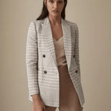 Cali Herringbone Check Blazer - Endless - UAE Rental and Resale for Women's Fashion