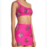 Callie Luxury Embellished Hot Pink Co-ord Set - Endless - UAE Rental and Resale for Women's Fashion