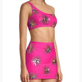 Callie Luxury Embellished Hot Pink Co-ord Set - Endless - UAE Rental and Resale for Women's Fashion