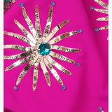 Callie Luxury Embellished Hot Pink Co-ord Set - Endless - UAE Rental and Resale for Women's Fashion