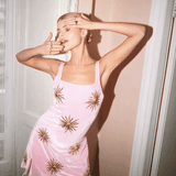 Callie Luxury Embellished Pink Party Dress - Endless - UAE Rental and Resale for Women's Fashion