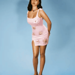 Callie Luxury Embellished Pink Party Dress - Endless - UAE Rental and Resale for Women's Fashion
