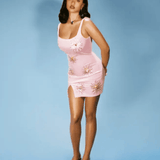 Callie Luxury Embellished Pink Party Dress - Endless - UAE Rental and Resale for Women's Fashion