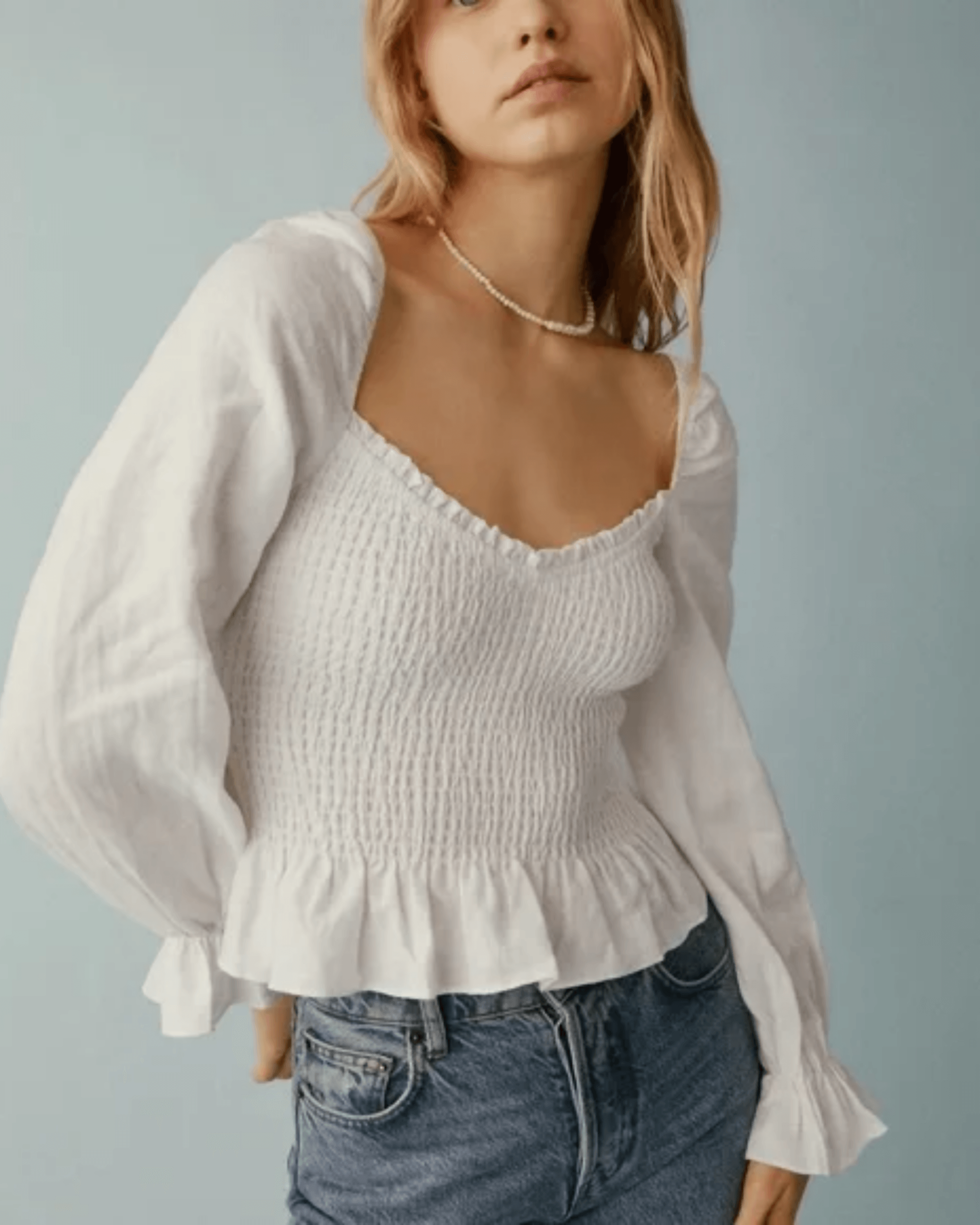 Cambria Linen Top - Endless - UAE Rental and Resale for Women's Fashion