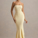 Capria Bandeau Wrap Maxi Dress - Endless - UAE Rental and Resale for Women's Fashion