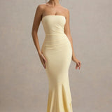 Capria Bandeau Wrap Maxi Dress - Endless - UAE Rental and Resale for Women's Fashion