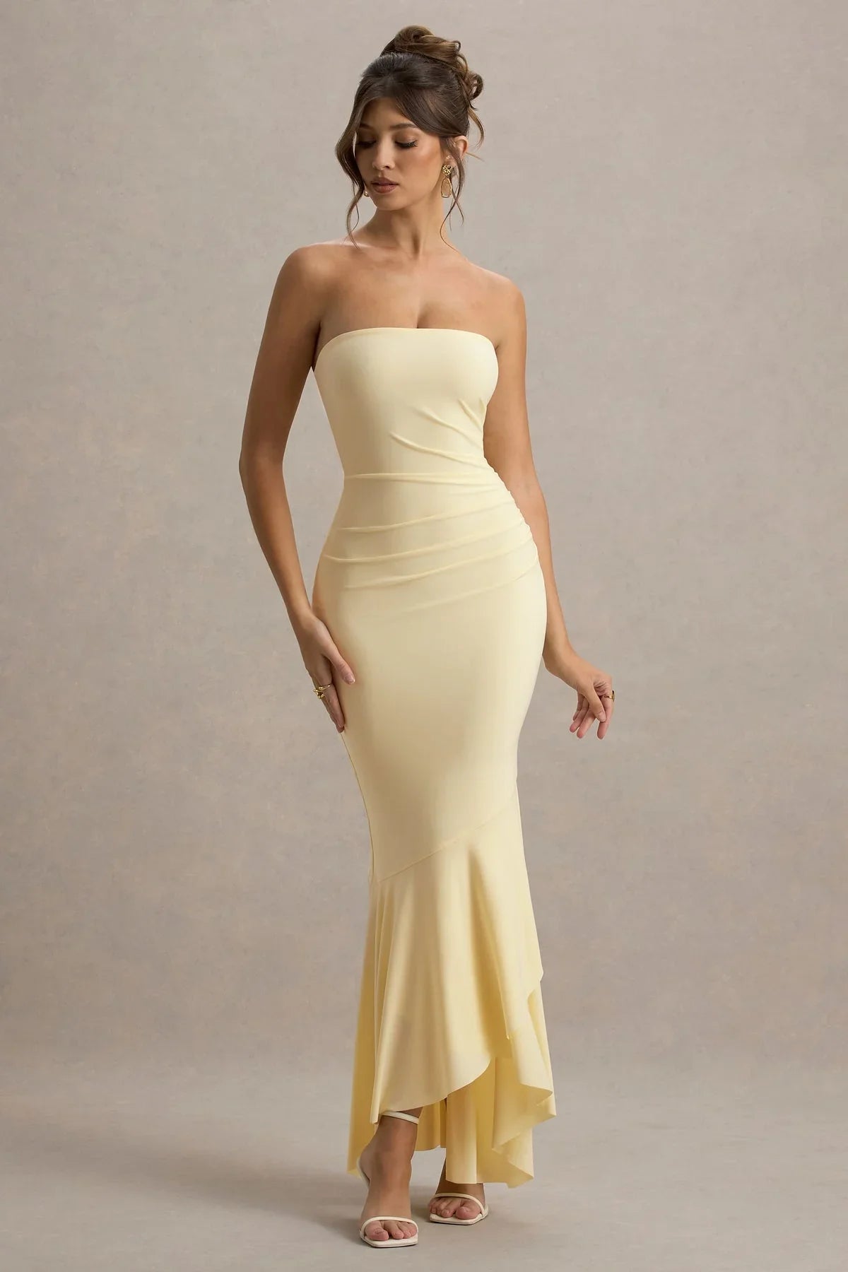 Capria Bandeau Wrap Maxi Dress - Endless - UAE Rental and Resale for Women's Fashion