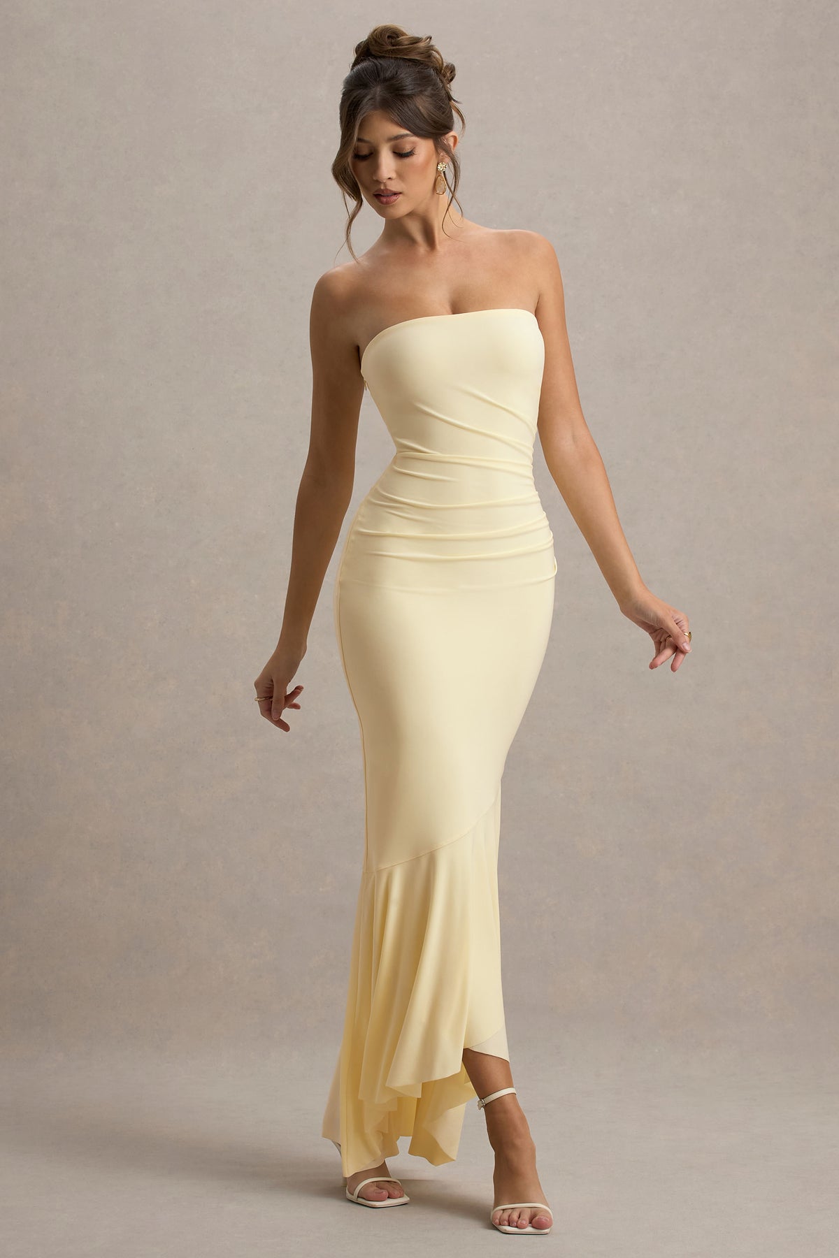 Capria Bandeau Wrap Maxi Dress - Endless - UAE Rental and Resale for Women's Fashion