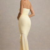 Capria Bandeau Wrap Maxi Dress - Endless - UAE Rental and Resale for Women's Fashion