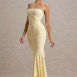 Capria Bandeau Wrap Maxi Dress - Endless - UAE Rental and Resale for Women's Fashion