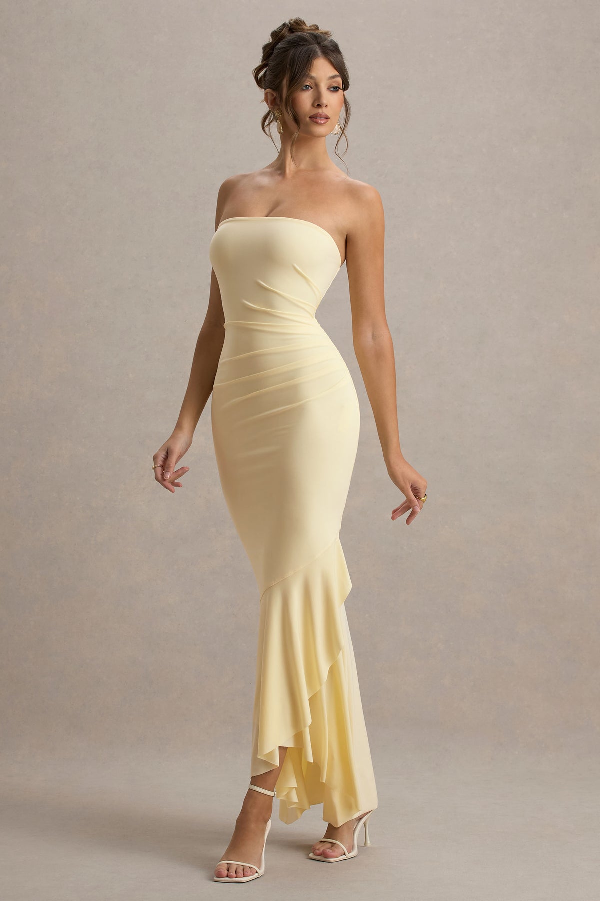 Capria Bandeau Wrap Maxi Dress - Endless - UAE Rental and Resale for Women's Fashion
