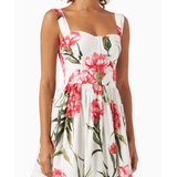 Carnation Print Mini Dress - Endless - UAE Rental and Resale for Women's Fashion