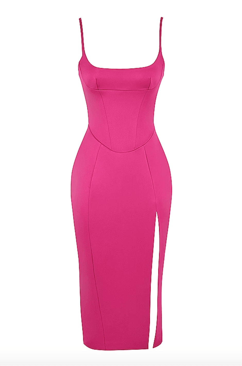 Casimira Satin Corset Midi Dress - Endless - UAE Rental and Resale for Women's Fashion