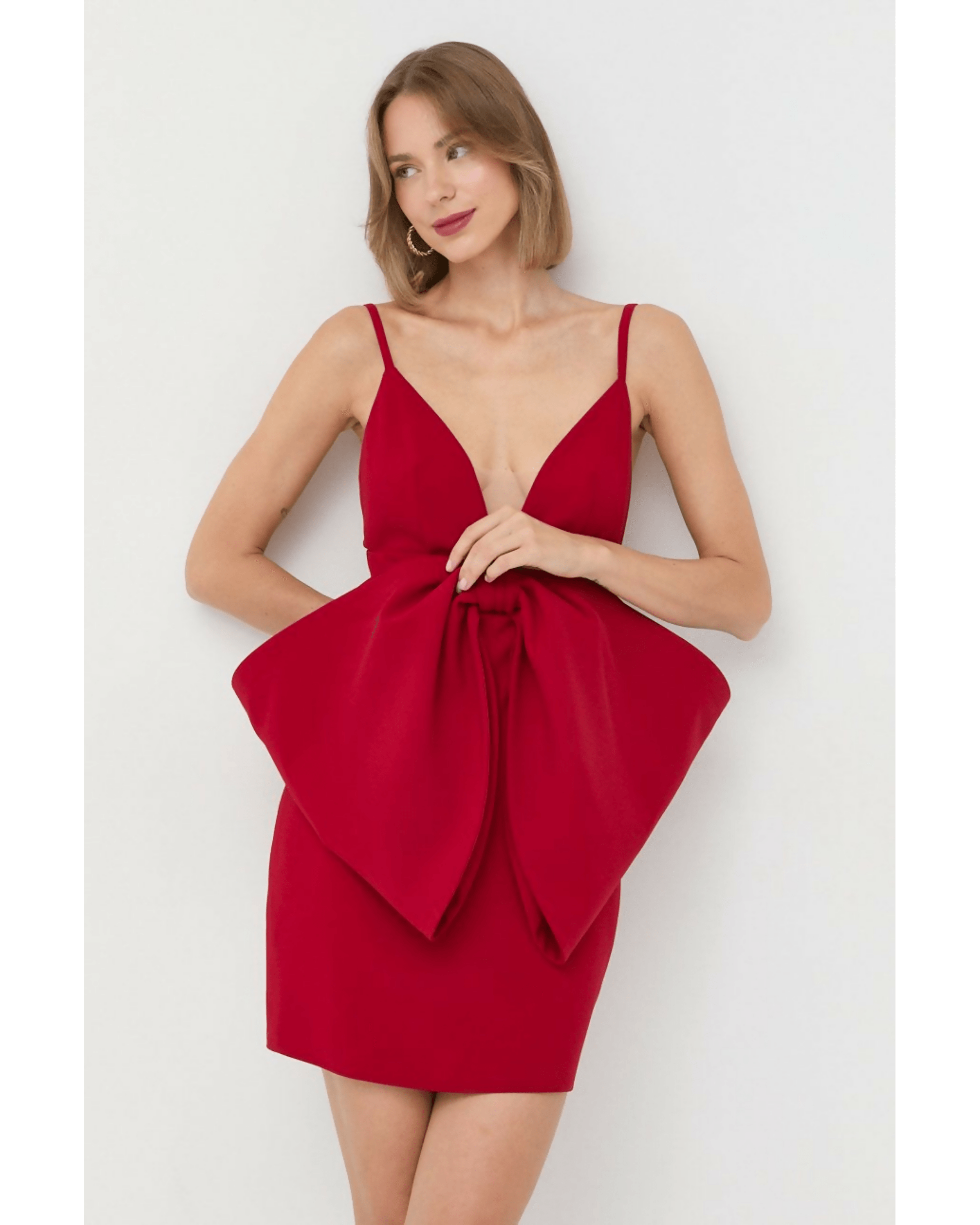 Catwalk Doll Dress With Maxi Bow - Endless - UAE Rental and Resale for Women's Fashion