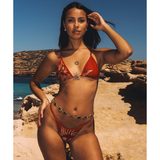 Celeste Cherry Red Triangle Bikini - Endless - UAE Rental and Resale for Women's Fashion