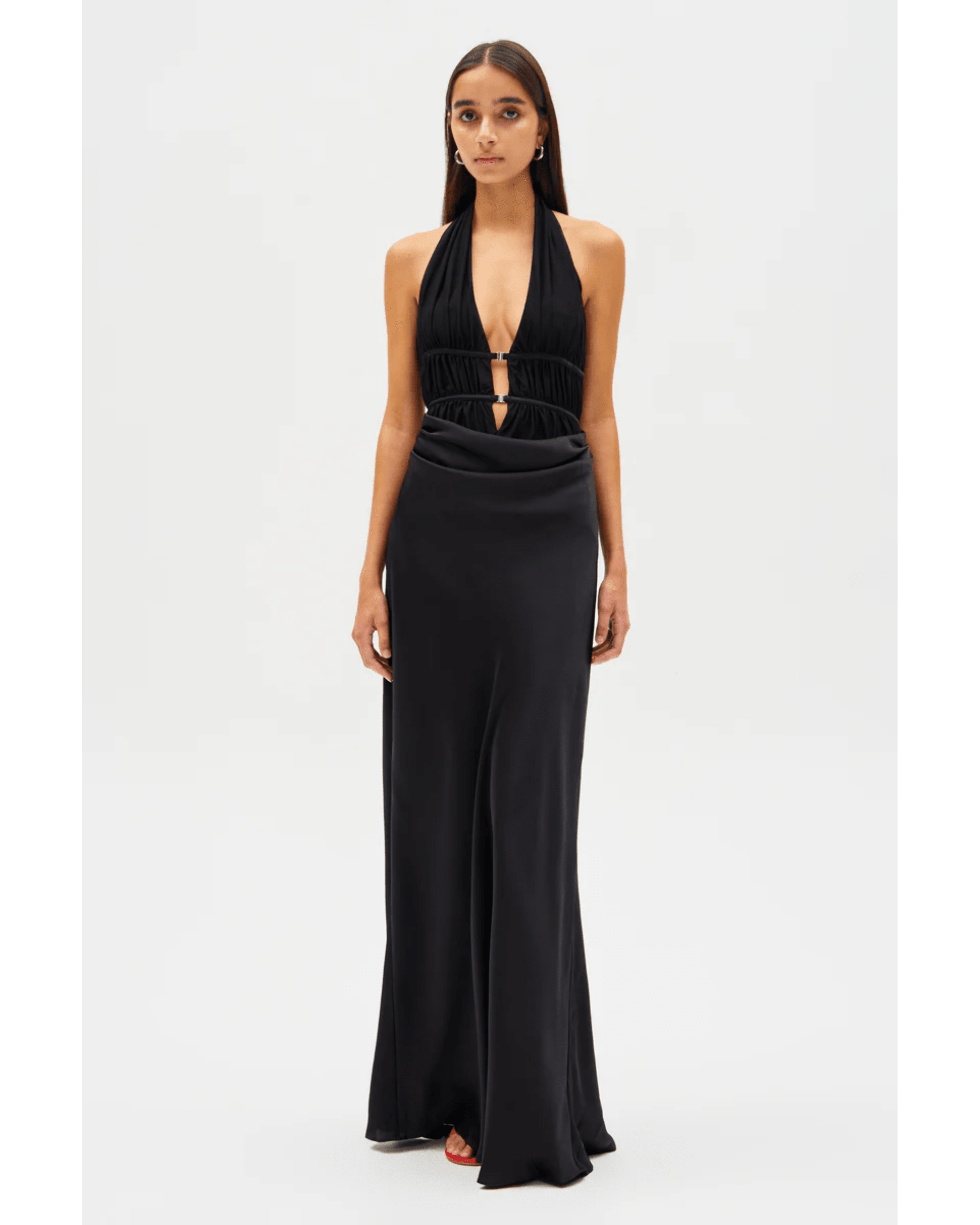 Celine Satin Maxi Dress - Endless - UAE Rental and Resale for Women's Fashion