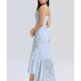 Cesca Bluebell Floral Maxi Dress - Endless - UAE Rental and Resale for Women's Fashion