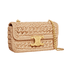 Chain Shoulder Bag Claude in Raffia Effect Textile - Endless - UAE Rental and Resale for Women's Fashion