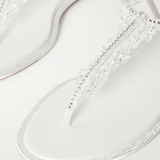 Chandelier Crystal-embellished Satin Sandals - Endless - UAE Rental and Resale for Women's Fashion
