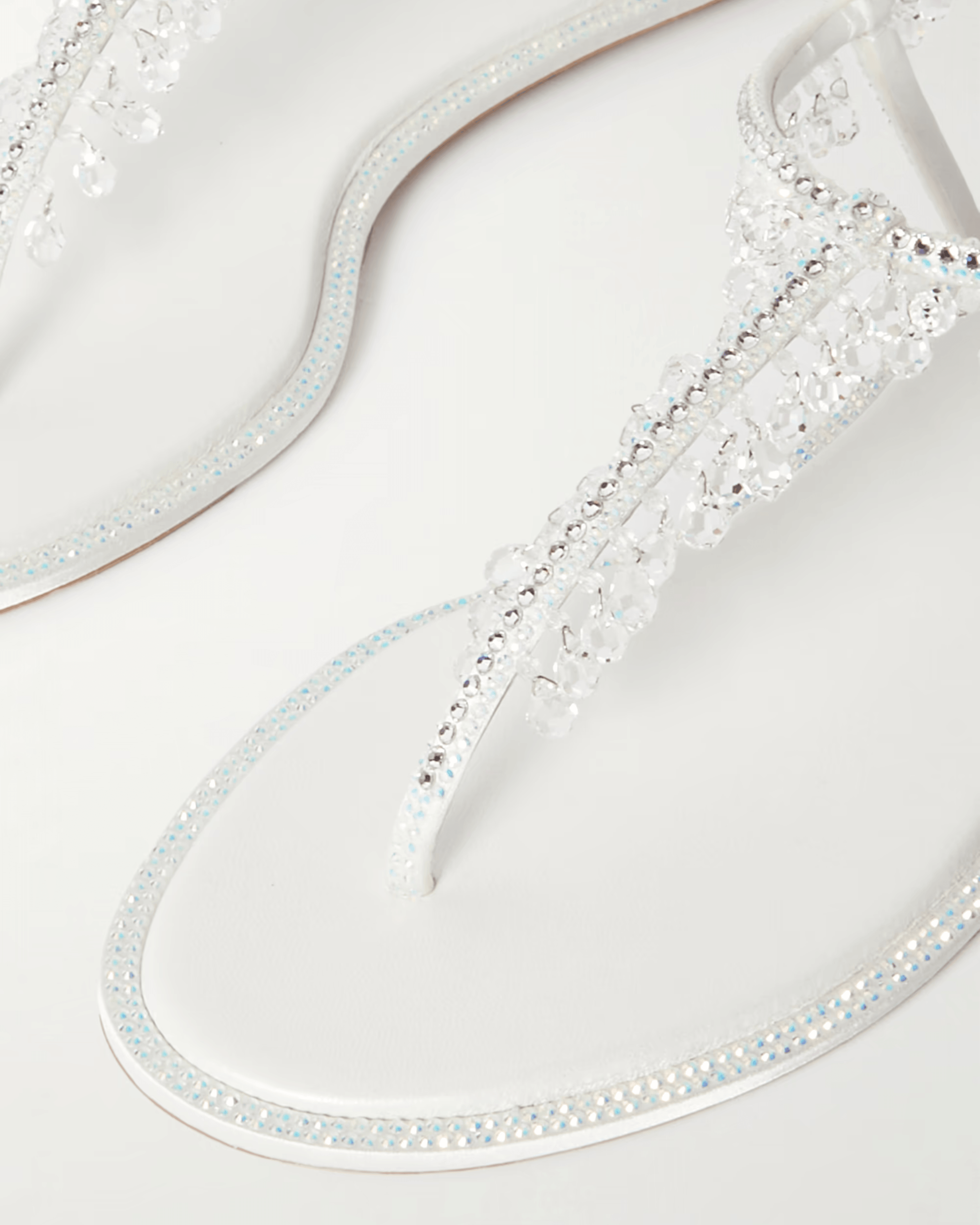 Chandelier Crystal-embellished Satin Sandals - Endless - UAE Rental and Resale for Women's Fashion