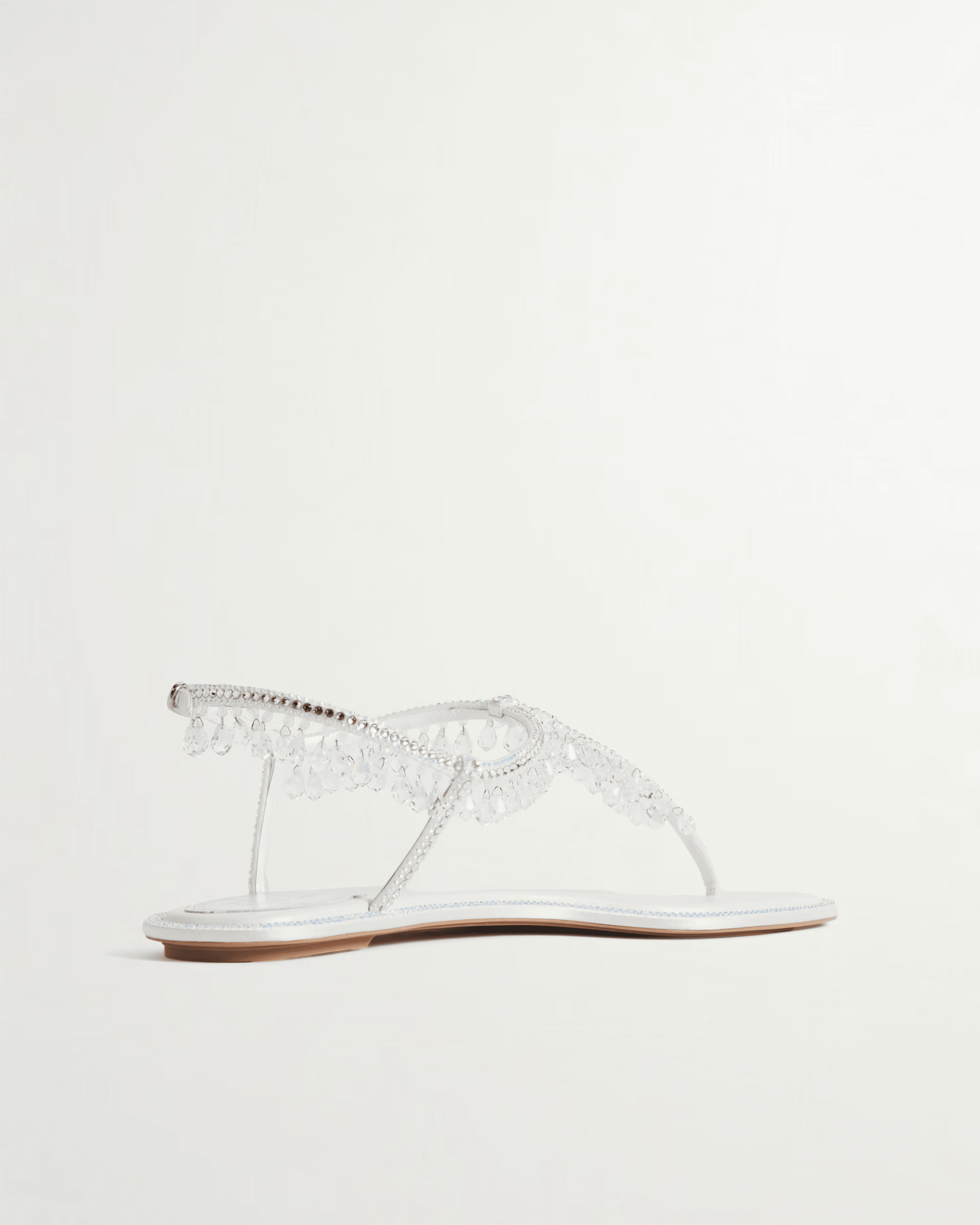 Chandelier Crystal-embellished Satin Sandals - Endless - UAE Rental and Resale for Women's Fashion
