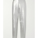 Charlotte Metallic Leather Straight-leg Pants - Endless - UAE Rental and Resale for Women's Fashion