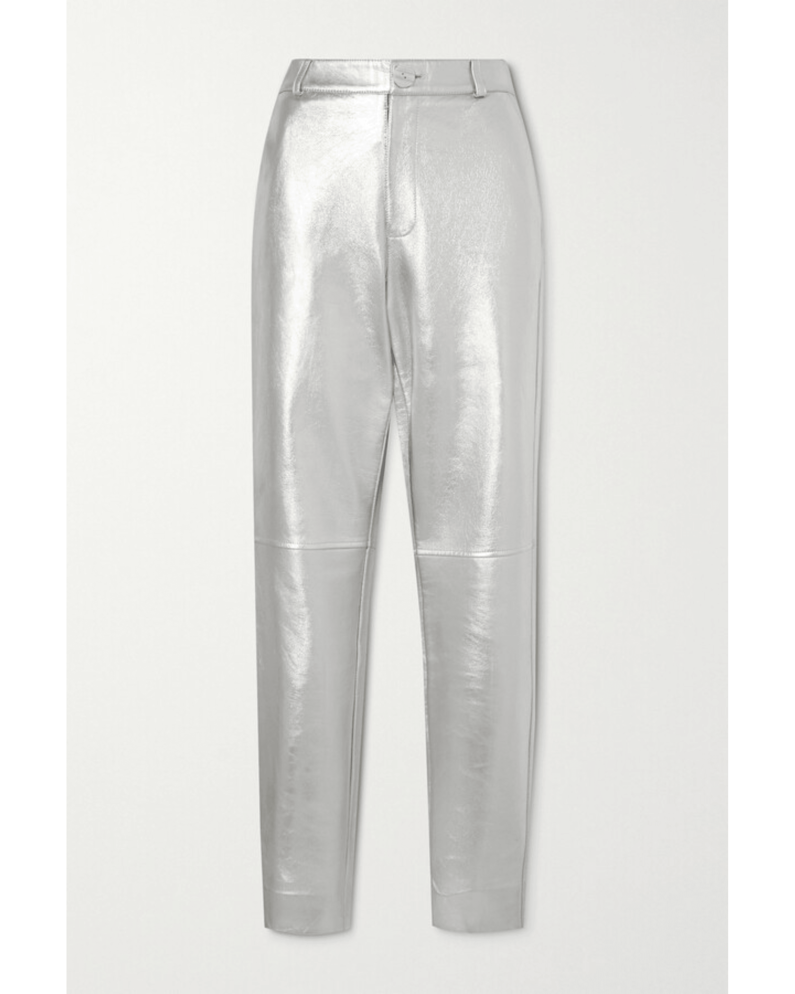 Charlotte Metallic Leather Straight-leg Pants - Endless - UAE Rental and Resale for Women's Fashion