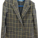 Checked Double-Breasted Blazer - Endless - UAE Rental and Resale for Women's Fashion