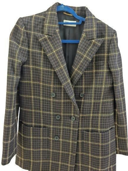 Checked Double-Breasted Blazer - Endless - UAE Rental and Resale for Women's Fashion