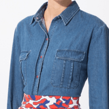 Chianti Denim Long Sleeve - Endless - UAE Rental and Resale for Women's Fashion