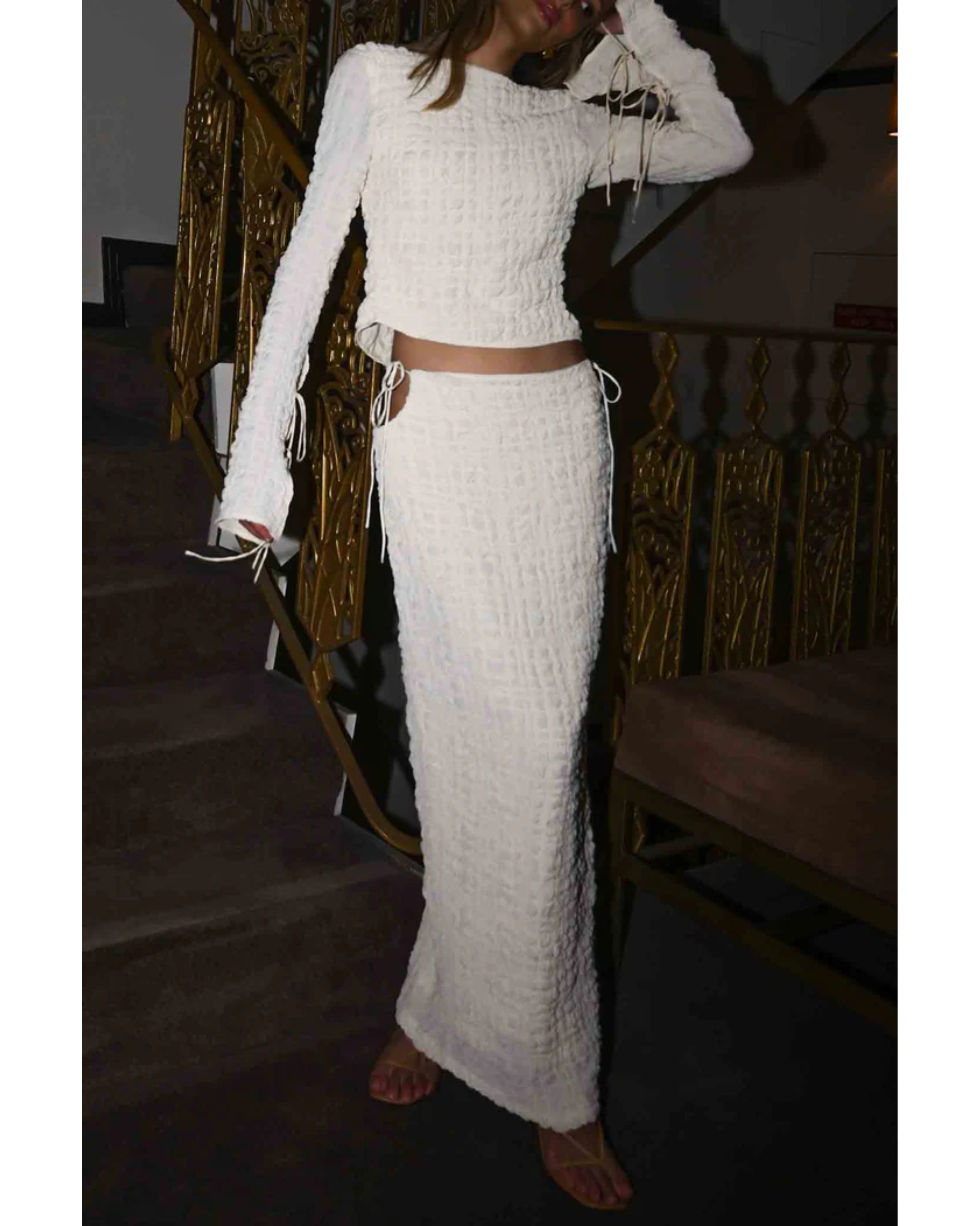 Cleo Bubble Coord Set - Endless - UAE Rental and Resale for Women's Fashion