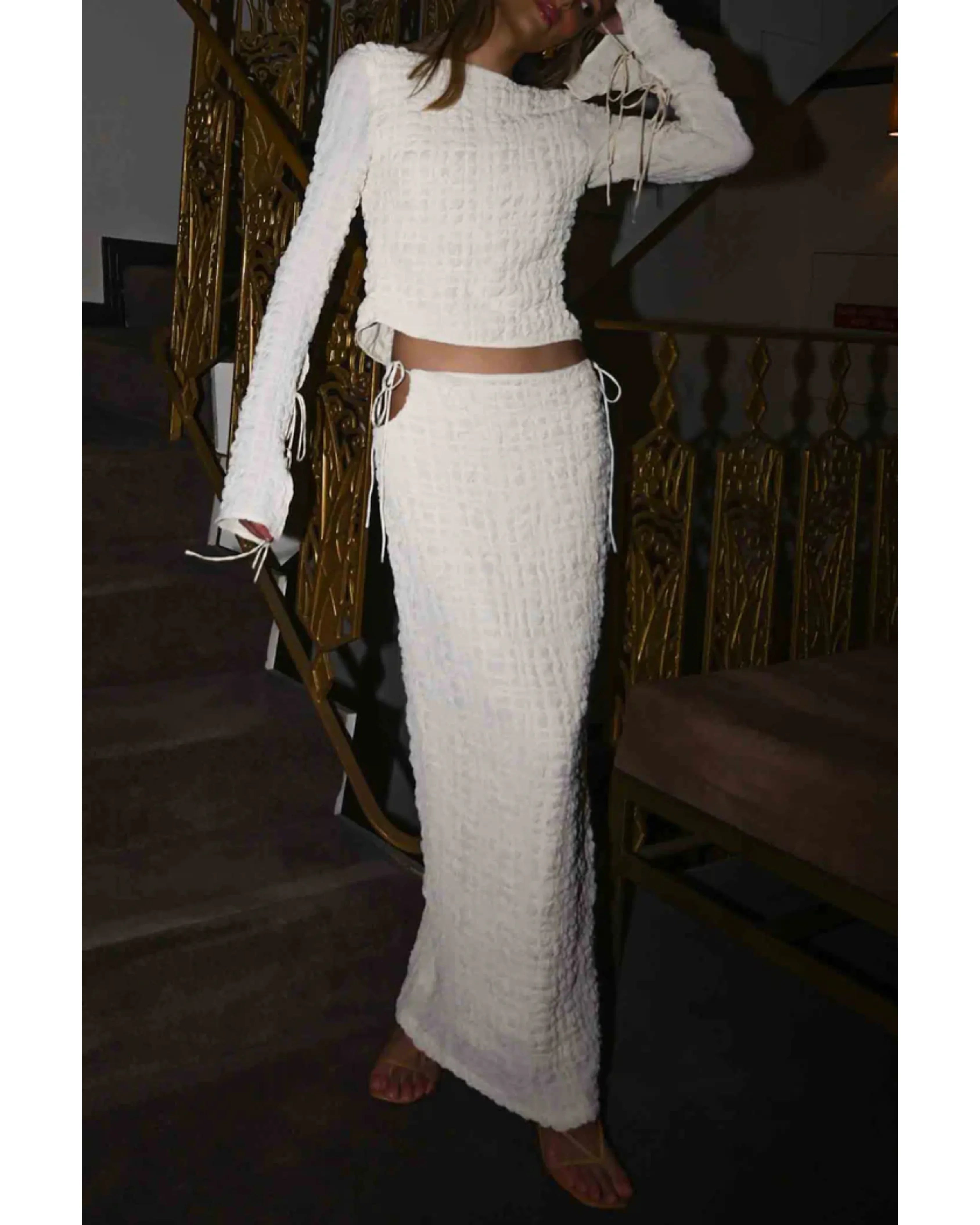 Cleo Bubble Coord Set - Endless - UAE Rental and Resale for Women's Fashion
