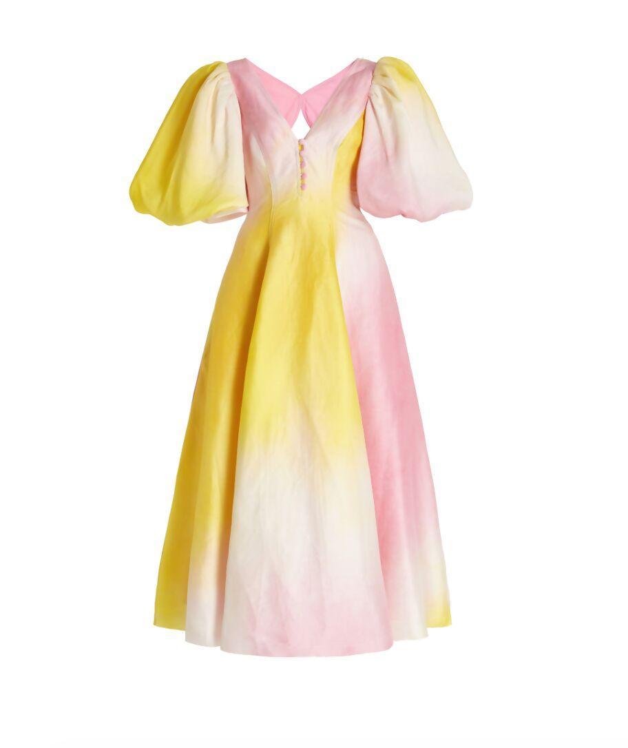 Cloud Burst Midi Dress - Endless - UAE Rental and Resale for Women's Fashion