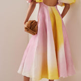 Cloud Burst Midi Dress - Endless - UAE Rental and Resale for Women's Fashion