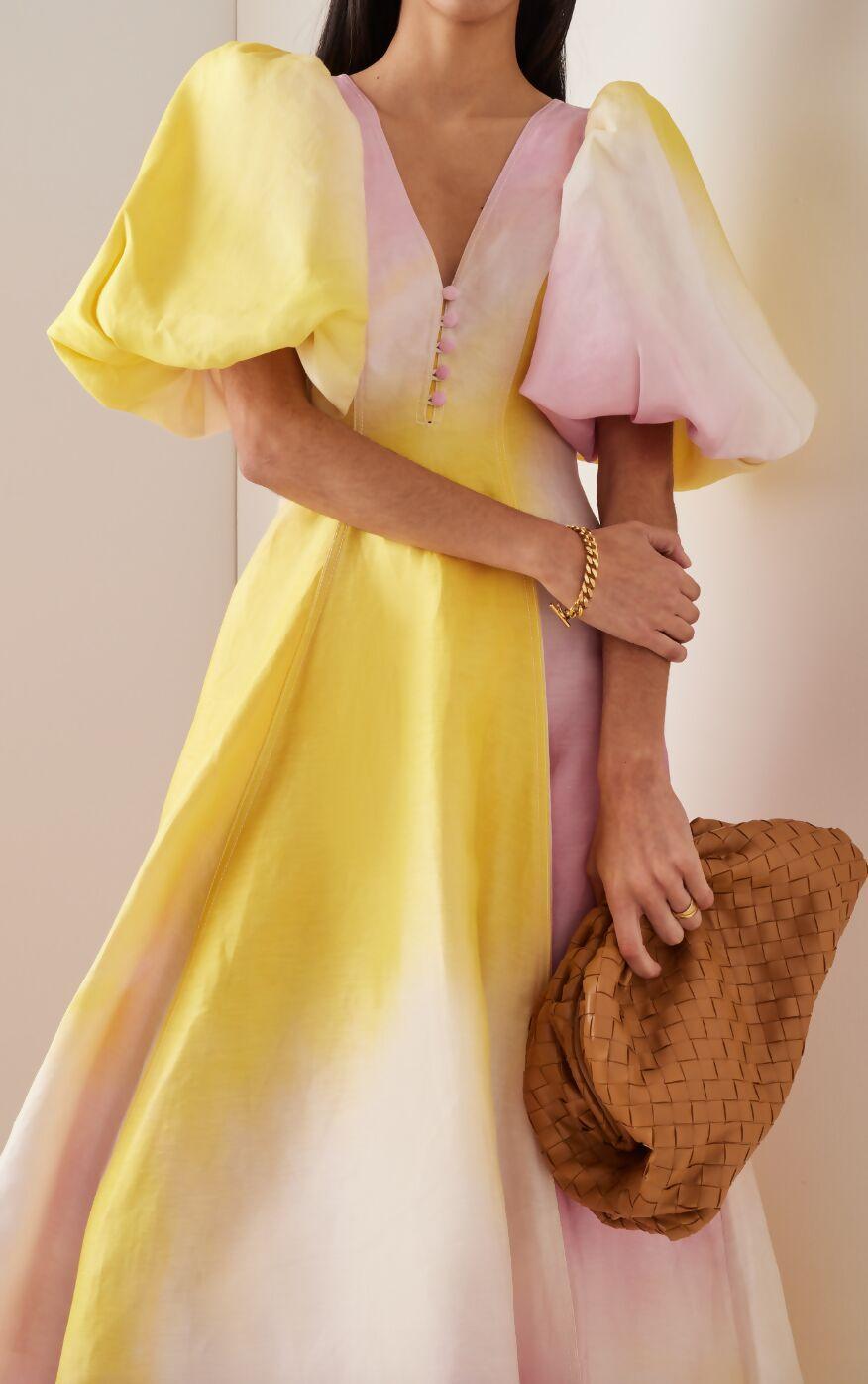 Cloud Burst Midi Dress - Endless - UAE Rental and Resale for Women's Fashion