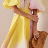 Cloud Burst Midi Dress - Endless - UAE Rental and Resale for Women's Fashion
