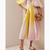 Cloud Burst Midi Dress - Endless - UAE Rental and Resale for Women's Fashion