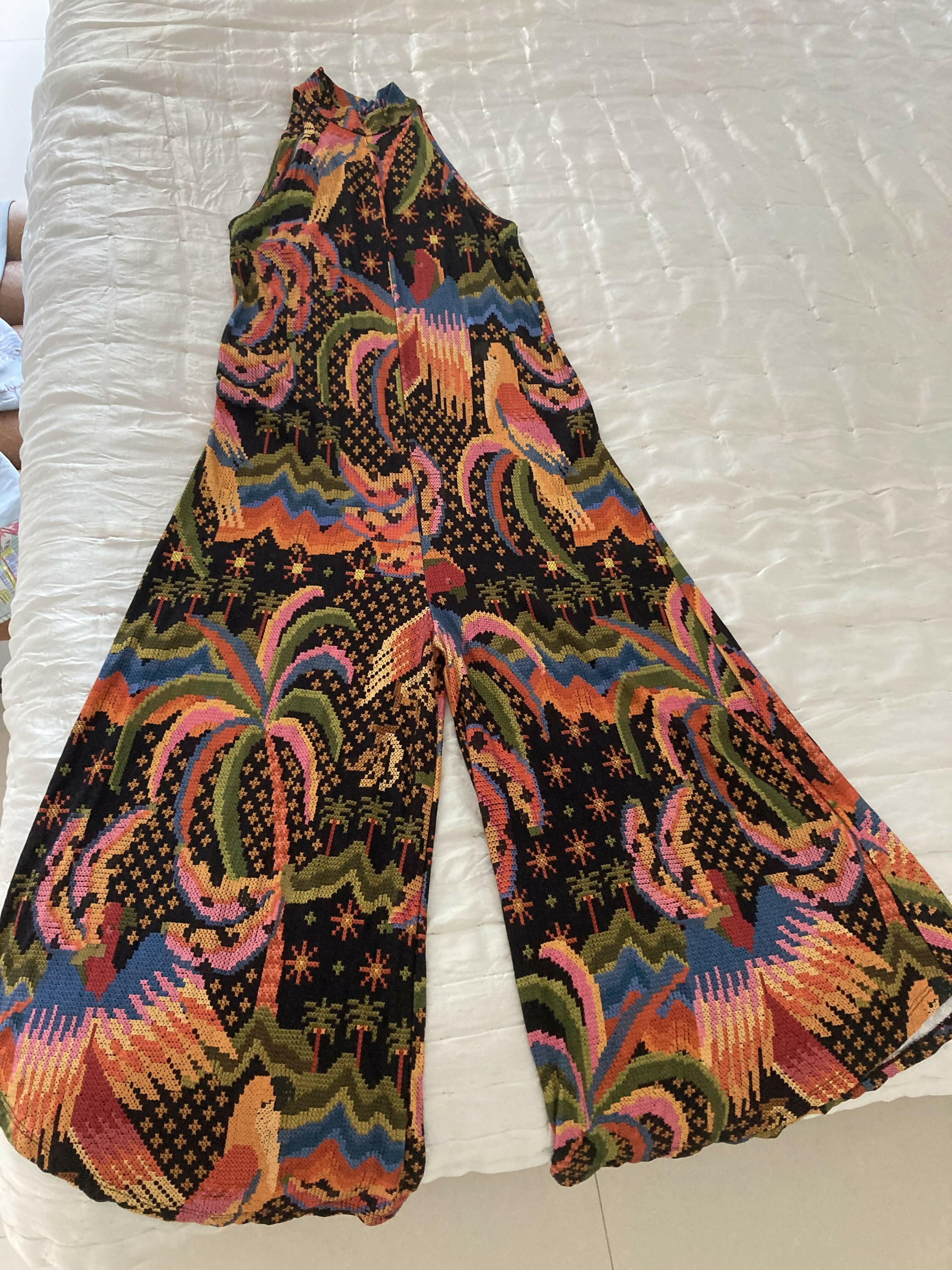 Colourful Sleeveless Jumpsuit - Endless - UAE Rental and Resale for Women's Fashion