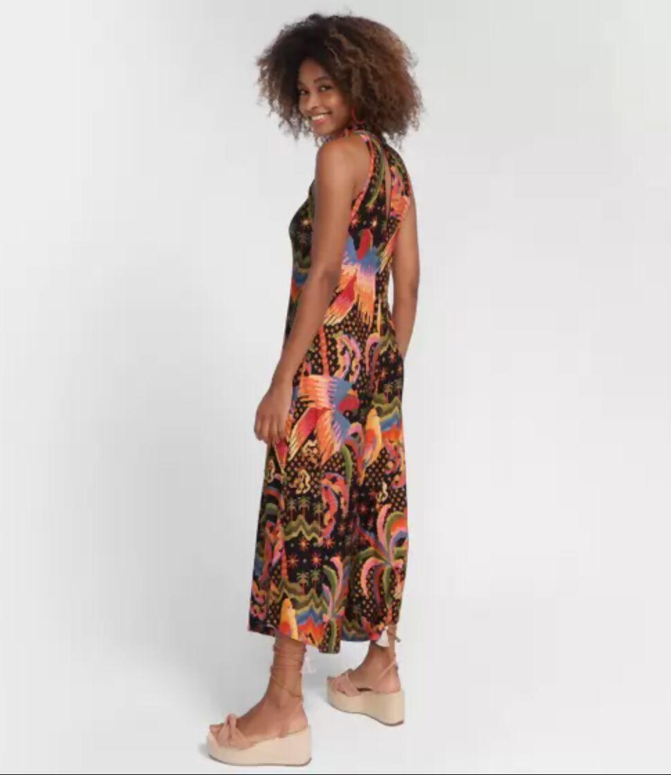 Colourful Sleeveless Jumpsuit - Endless - UAE Rental and Resale for Women's Fashion
