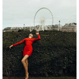 Corset-Waist Jersey Mini Dress - Endless - UAE Rental and Resale for Women's Fashion