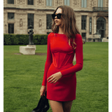Corset-Waist Jersey Mini Dress - Endless - UAE Rental and Resale for Women's Fashion