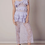 Cosmic Midi Lace Dress - Endless - UAE Rental and Resale for Women's Fashion
