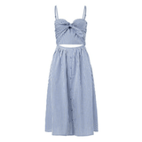 Cotton Checked Sun Dress - Endless - UAE Rental and Resale for Women's Fashion