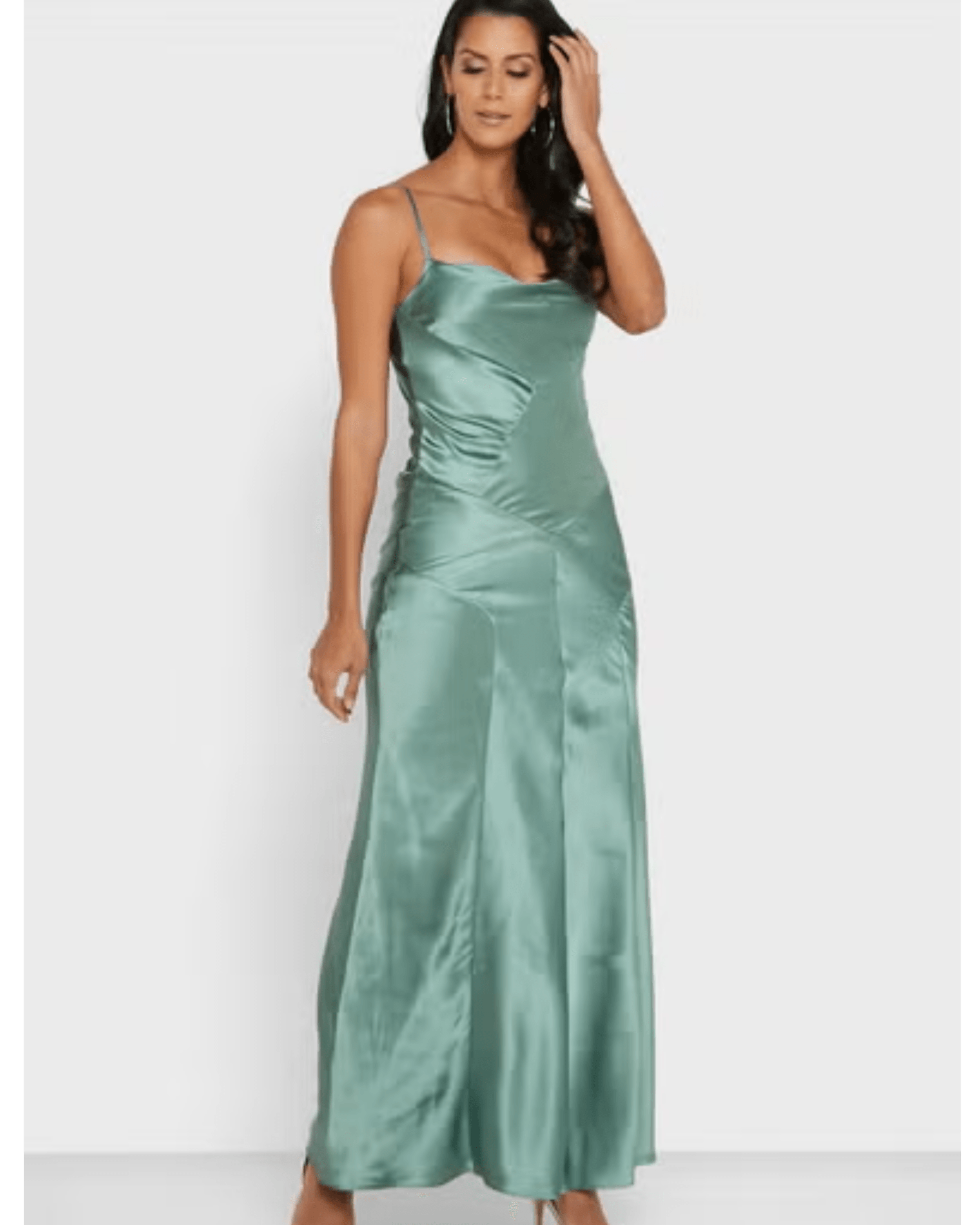 Cowl Neck Cami Dress - Endless - UAE Rental and Resale for Women's Fashion