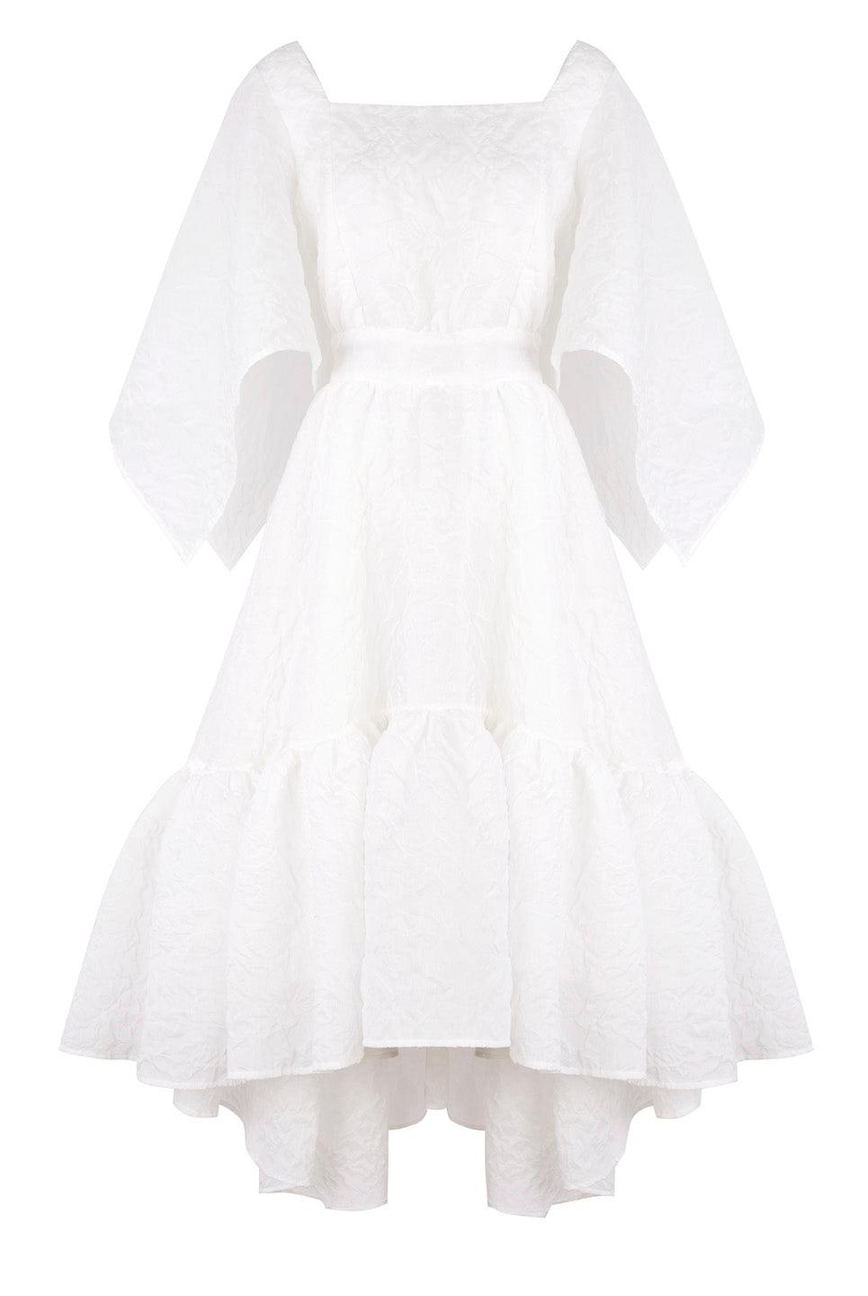 Cream Long Dress - Endless - UAE Rental and Resale for Women's Fashion